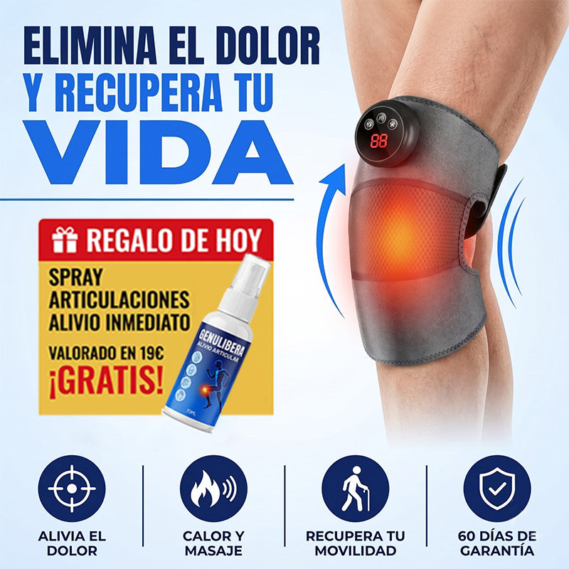 GenuLibera Alivia Plus - Masaje 3D. Recupere su Rodilla, Recupere su Vida.