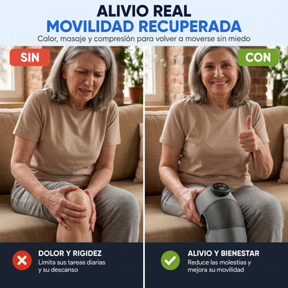 GenuLibera Alivia Plus - Masaje 3D. Recupere su Rodilla, Recupere su Vida.
