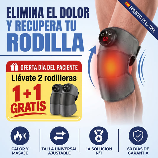1+1 GRATIS | GenuLibera Alivia Plus™ - Tratamiento Profesional de  Masaje 3D. Con Compresión, Calor y Vibración. Reduce tu dolor de rodilla desde el quinto día o te devolvemos tu dinero (60 Días de Prueba) *Talla Universal